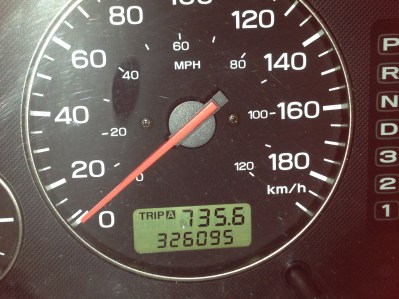 Subaru starting mileage