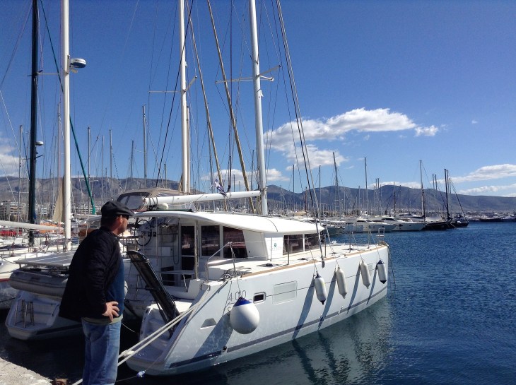 Greece, Athens, catamaran, waterfront