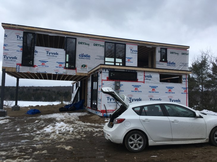 new construction, cottage country, modern