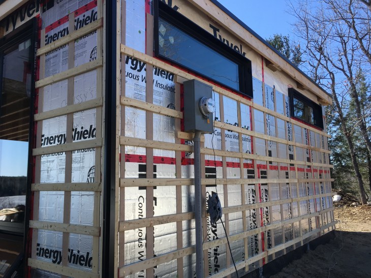 Getting ready for siding.